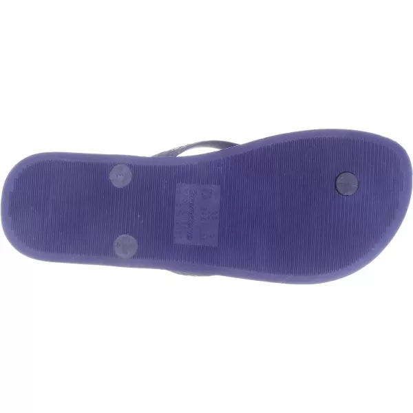 imageIpanema Womens Ana Collection Flip FlopsMetallicBlue