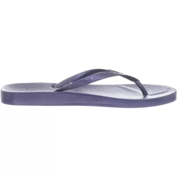 imageIpanema Womens Ana Collection Flip FlopsMetallicBlue