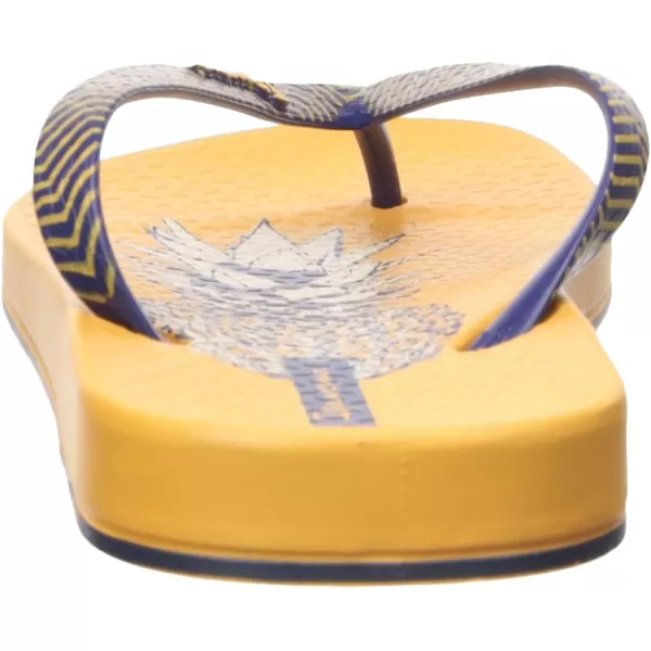 imageIpanema Womens Ana Collection Flip FlopsYellowBlue