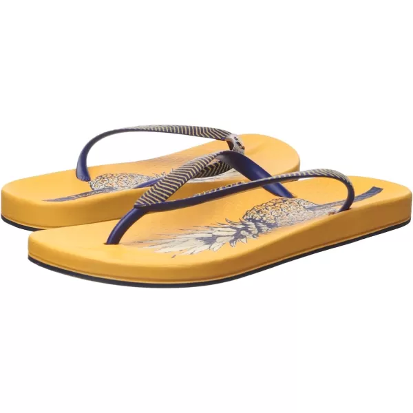imageIpanema Womens Ana Collection Flip FlopsYellowBlue