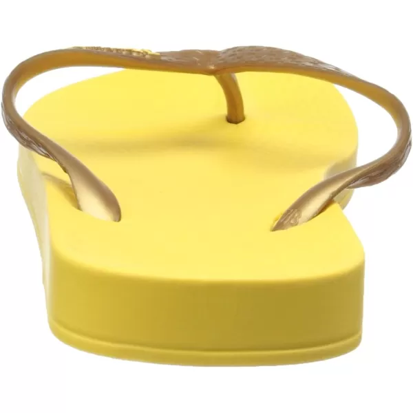 imageIpanema Womens Ana Collection Flip FlopsYellowGold