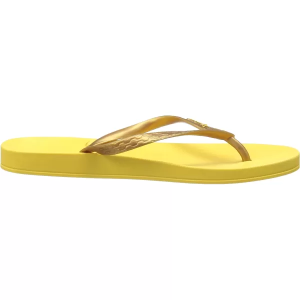 imageIpanema Womens Ana Collection Flip FlopsYellowGold