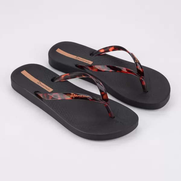 imageIpanema Womens Ana Connect Fem Flip FlopsBlackClear