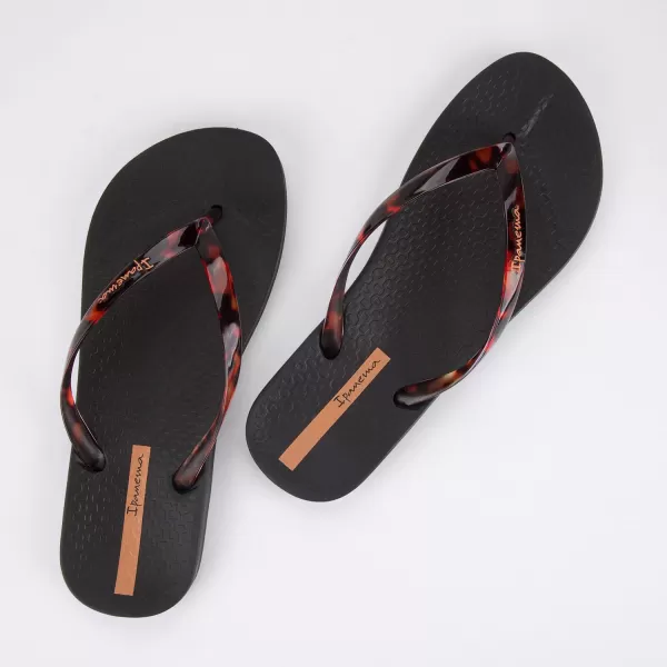 imageIpanema Womens Ana Connect Fem Flip FlopsBlackClear