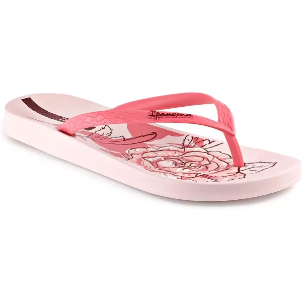 imageIpanema Womens Ana Temas XIII Flip Flops  Comfortable amp Stylish Summer Sandal with Flower Prints Anatomic Footbed amp NonSlip SolePinkPink