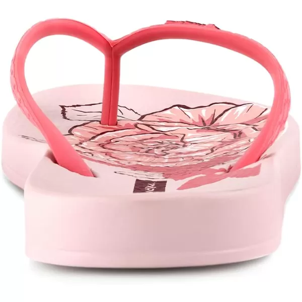 imageIpanema Womens Ana Temas XIII Flip Flops  Comfortable amp Stylish Summer Sandal with Flower Prints Anatomic Footbed amp NonSlip SolePinkPink