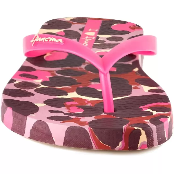 imageIpanema Womens Animal Print Flip Flops  Comfortable amp Trendy Summer Sandals with Animal Print Anatomic Footbed amp NonSlip SoleBeigePink