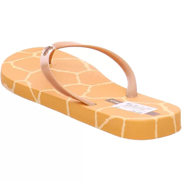 imageIpanema Womens Animal Print Flip Flops  Comfortable amp Trendy Summer Sandals with Animal Print Anatomic Footbed amp NonSlip SoleBrown Copper