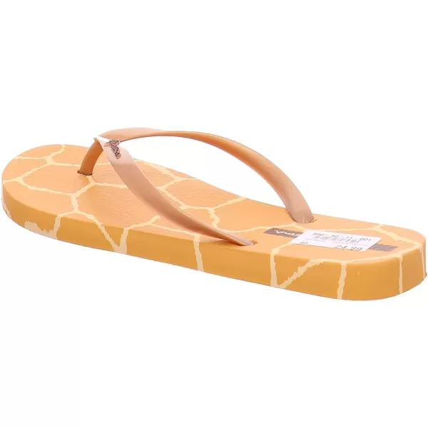 imageIpanema Womens Animal Print Flip Flops  Comfortable amp Trendy Summer Sandals with Animal Print Anatomic Footbed amp NonSlip SoleBrown Copper
