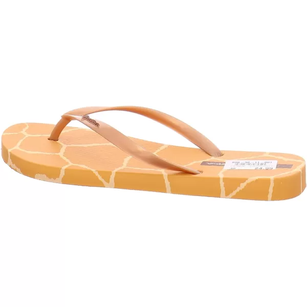 imageIpanema Womens Animal Print Flip Flops  Comfortable amp Trendy Summer Sandals with Animal Print Anatomic Footbed amp NonSlip SoleBrown Copper