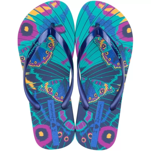 imageIpanema Womens Animal Print Flip Flops  Comfortable amp Trendy Summer Sandals with Animal Print Anatomic Footbed amp NonSlip SoleGreenPearly Blue