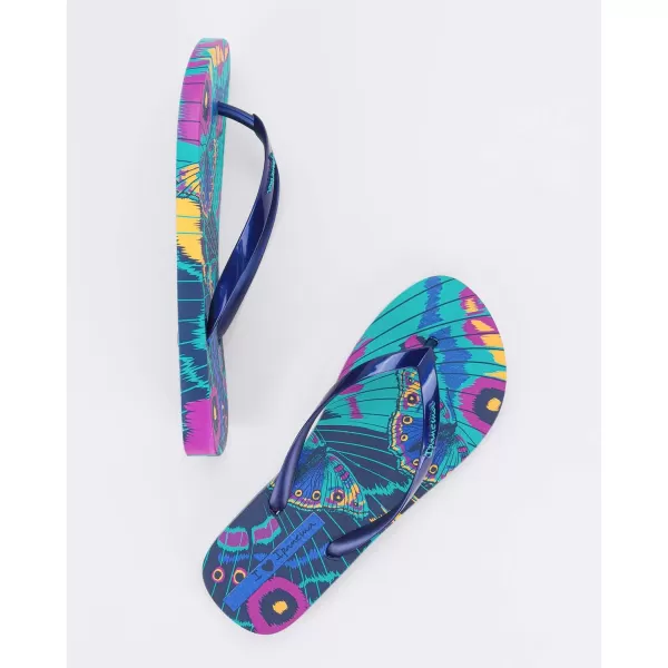 imageIpanema Womens Animal Print Flip Flops  Comfortable amp Trendy Summer Sandals with Animal Print Anatomic Footbed amp NonSlip SoleGreenPearly Blue