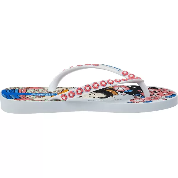 imageIpanema Womens Animal Print Flip Flops  Comfortable amp Trendy Summer Sandals with Animal Print Anatomic Footbed amp NonSlip SolePink White