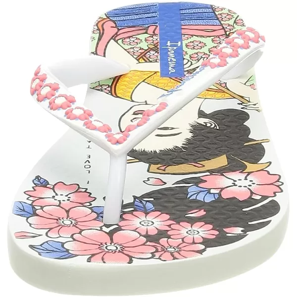 imageIpanema Womens Animal Print Flip Flops  Comfortable amp Trendy Summer Sandals with Animal Print Anatomic Footbed amp NonSlip SoleWhite Pink