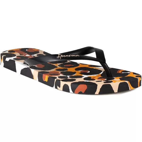 imageIpanema Womens Animal Print Flip Flops  Comfortable amp Trendy Summer Sandals with Animal Print Anatomic Footbed amp NonSlip SoleWhiteBlackOrange
