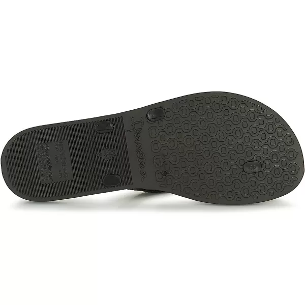 imageIpanema Womens Bossa Flip Flops  Comfortable and Stylish Slipon Sandals for Women with Woven YStrap DesignGraphite