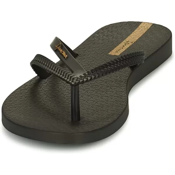 imageIpanema Womens Bossa Flip Flops  Comfortable and Stylish Slipon Sandals for Women with Woven YStrap DesignGraphite