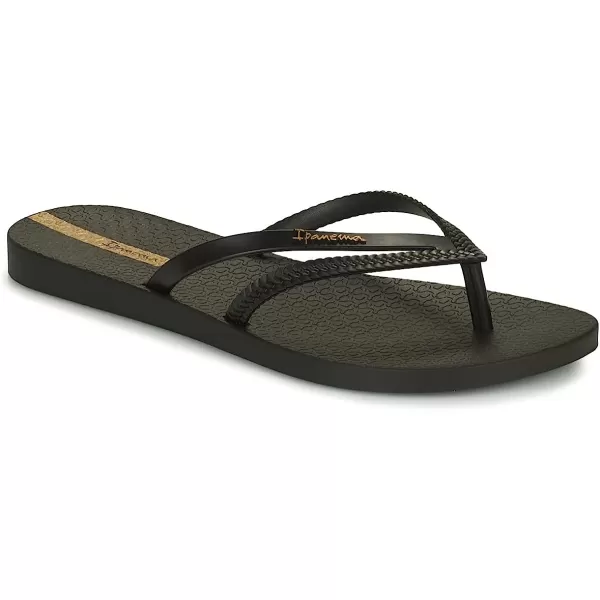 imageIpanema Womens Bossa Flip Flops  Comfortable and Stylish Slipon Sandals for Women with Woven YStrap DesignGraphite