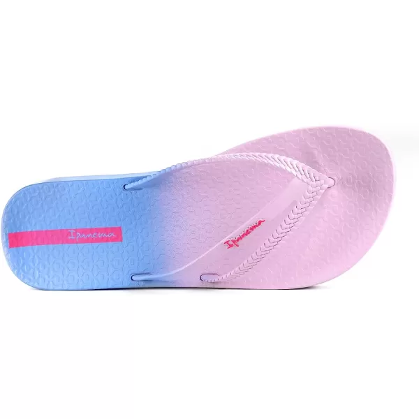 imageIpanema Womens Bossa Flip Flops  Comfortable and Stylish Slipon Sandals for Women with Woven YStrap DesignPinkBlue
