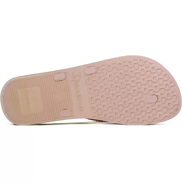 imageIpanema Womens Bossa Flip Flops  Comfortable and Stylish Slipon Sandals for Women with Woven YStrap DesignPinkGreen