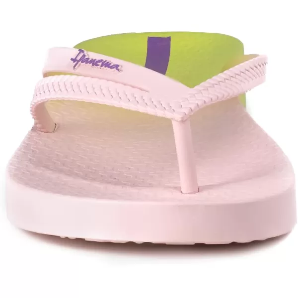 imageIpanema Womens Bossa Flip Flops  Comfortable and Stylish Slipon Sandals for Women with Woven YStrap DesignPinkGreen