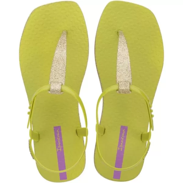 imageIpanema Womens Class Edge Glow Ad SandalsGreenGlitter GreenLilac