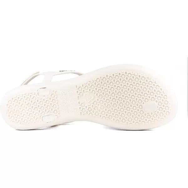 imageIpanema Womens Class Rockstar Sandals  Comfortable and Trendy Studded Sandals for Women with ThongStyle Toe Post and Adjustable Ankle Strap ClosureBeigeBlack