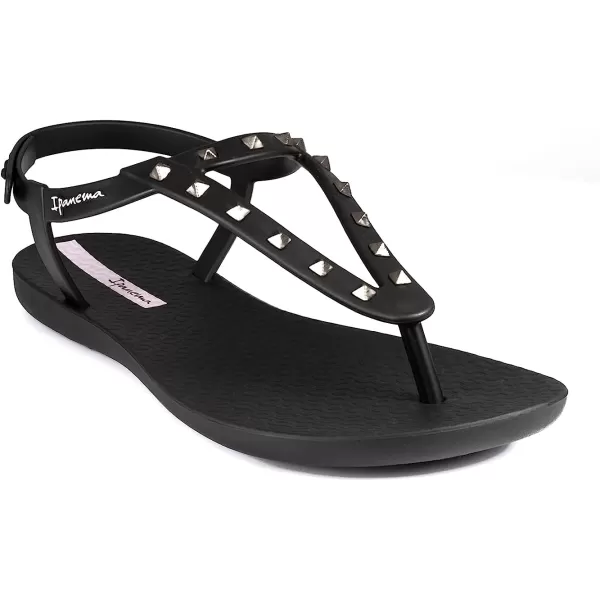 imageIpanema Womens Class Rockstar Sandals  Comfortable and Trendy Studded Sandals for Women with ThongStyle Toe Post and Adjustable Ankle Strap ClosureBlackLilac