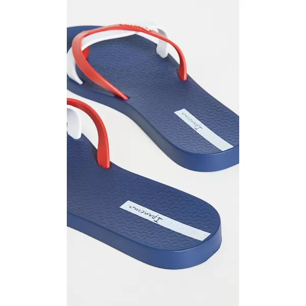 imageIpanema Womens Class Wish II Sandals  Comfortable and Trendy Strappy Sandals for Women with Metallic Snakeskin Texture and Adjustable Ankle StrapBlueRedWhite