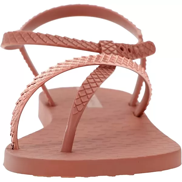 imageIpanema Womens Class Wish II Sandals  Comfortable and Trendy Strappy Sandals for Women with Metallic Snakeskin Texture and Adjustable Ankle StrapPink