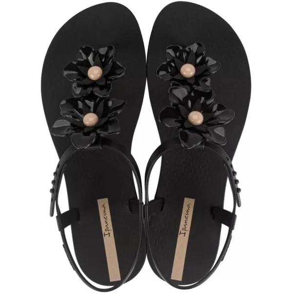 imageIpanema Womens Duo Flowers Fem SandalsBlackBeige