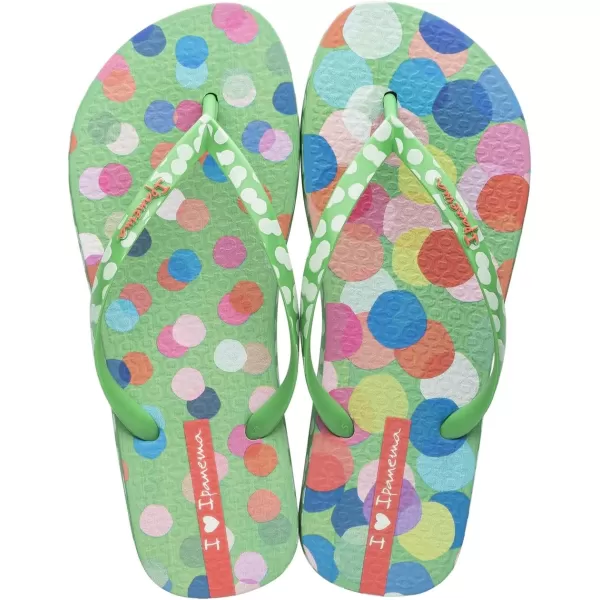 imageIpanema Womens Expression Flip Flop  Comfortable Fun amp Stylish Multi Color Summer Sandal with Anatomic Footbed amp NonSlip SoleGreenGreenpink