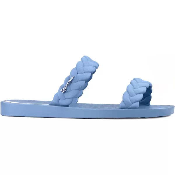 imageIpanema Womens Fever Slides  Comfortable and Trendy SlipOn Sandals Flip Flops for Women with Braided Double StrapsBlue
