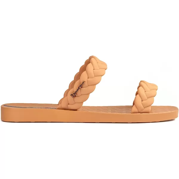 imageIpanema Womens Fever Slides  Comfortable and Trendy SlipOn Sandals Flip Flops for Women with Braided Double StrapsBrownBeige
