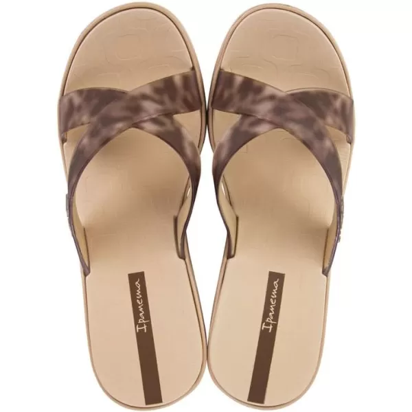 imageIpanema Womens High Fashion Platform SlidesBeigeClear