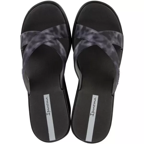 imageIpanema Womens High Fashion Platform SlidesBlackGrey