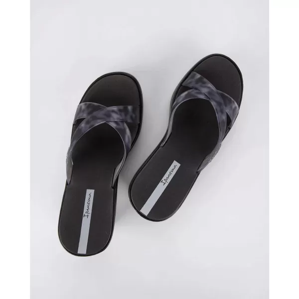 imageIpanema Womens High Fashion Platform SlidesBlackGrey