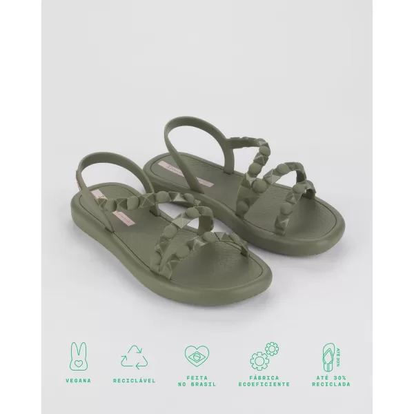 imageIpanema Womens Meu Sol Flatform Ad SandalsGreenPink