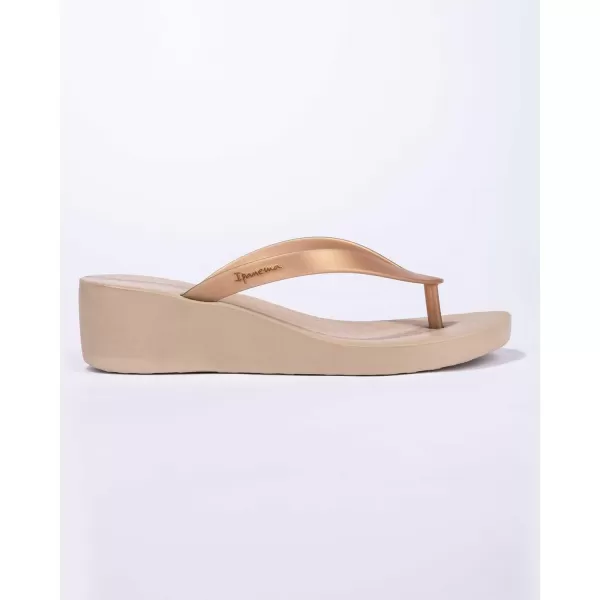 imageIpanema Womens Selfie Platform SandalsBeigeGold