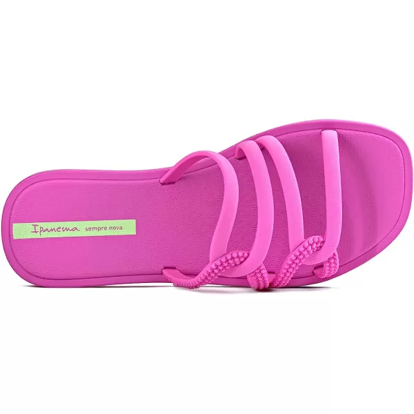imageIpanema Womens Solar Slides  Comfortable and Stylish SlipOn Sandals Flip Flops for Women with Interlacing and Looping Woven StrapsLilacLilac