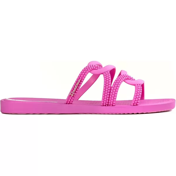 imageIpanema Womens Solar Slides  Comfortable and Stylish SlipOn Sandals Flip Flops for Women with Interlacing and Looping Woven StrapsLilacLilac