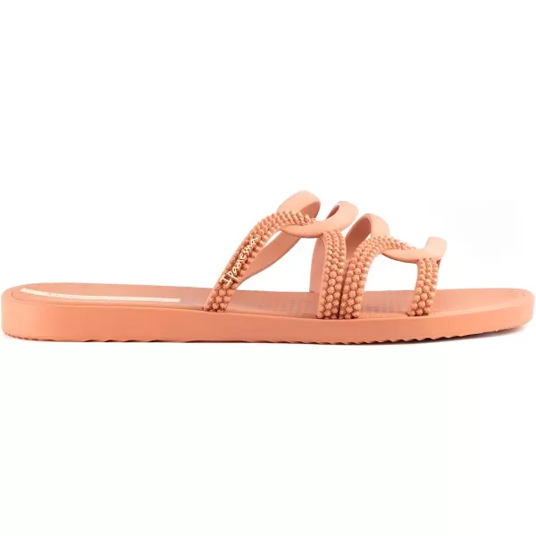 imageIpanema Womens Solar Slides  Comfortable and Stylish SlipOn Sandals Flip Flops for Women with Interlacing and Looping Woven StrapsPinkPink