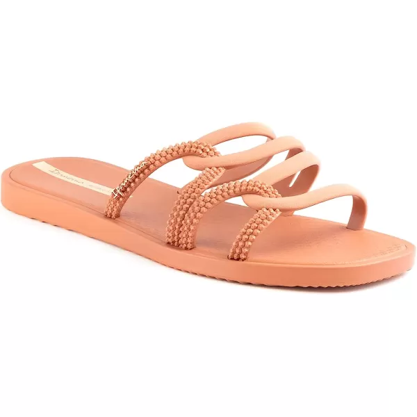 imageIpanema Womens Solar Slides  Comfortable and Stylish SlipOn Sandals Flip Flops for Women with Interlacing and Looping Woven StrapsPinkPink