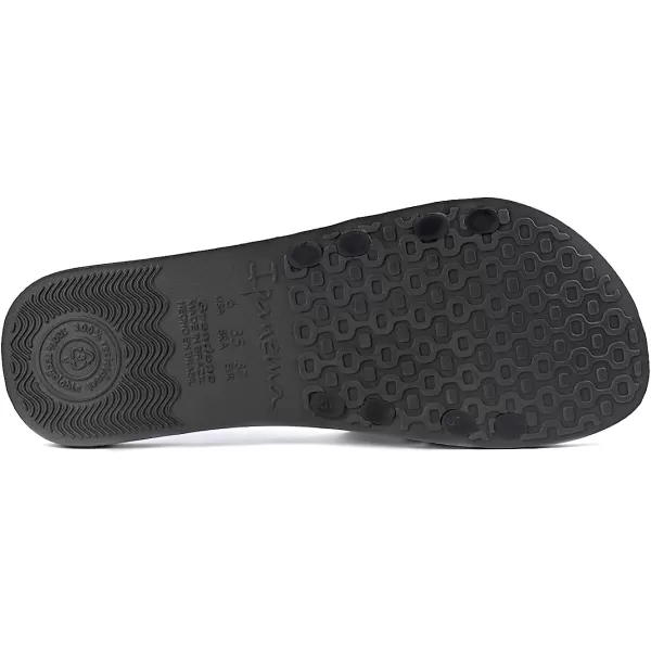 imageIpanema Womens Street II Slides  Comfortable and Trendy SlipOn Sandals Flip Flops for Women with Wide Minimalist Crisscross UpperBlackBlack