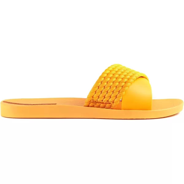 imageIpanema Womens Street II Slides  Comfortable and Trendy SlipOn Sandals Flip Flops for Women with Wide Minimalist Crisscross UpperOrangeOrange