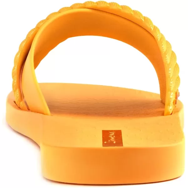 imageIpanema Womens Street II Slides  Comfortable and Trendy SlipOn Sandals Flip Flops for Women with Wide Minimalist Crisscross UpperOrangeOrange