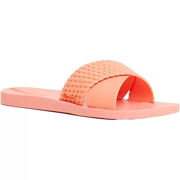 imageIpanema Womens Street II Slides  Comfortable and Trendy SlipOn Sandals Flip Flops for Women with Wide Minimalist Crisscross UpperPink