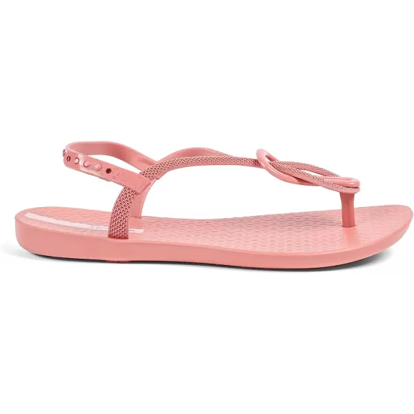 imageIpanema Womens Trendy Sandals  Comfortabe and Stylish TStrap Flat Sandals with Adjustable Ankle Strap ClosurePinkPink