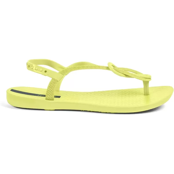 imageIpanema Womens Trendy Sandals  Comfortabe and Stylish TStrap Flat Sandals with Adjustable Ankle Strap ClosureYellowYellow