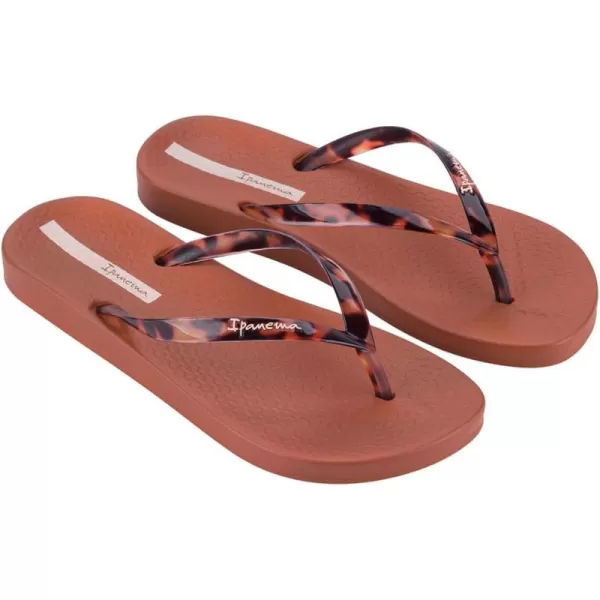 imageIpanema Womens Ana Connect Fem Flip FlopsBrownClear